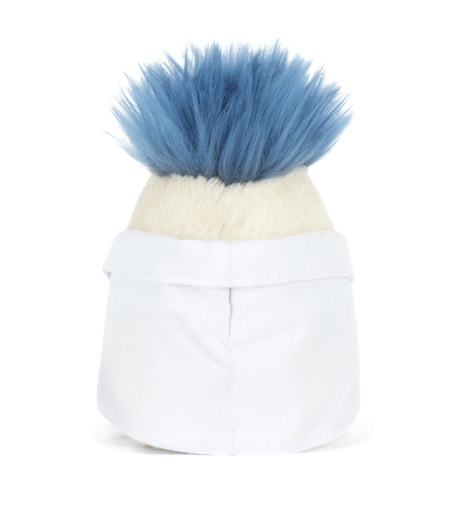 Jellycat Boiled Egg Scientist plush toy 14cm, imported from the UK