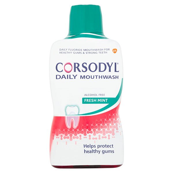 Corsodyl Daily Gum Care Mouthwash Fresh Mint 500ml GOODS Superdrug   