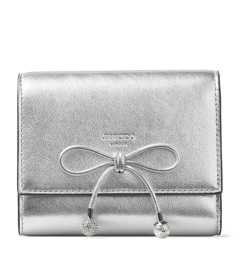 Jimmy Choo metallic leather Marinda wallet, UK version