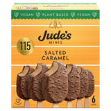 Jude's Vegan Mini Salted Caramel Sticks   6 x 50ml GOODS M&S   