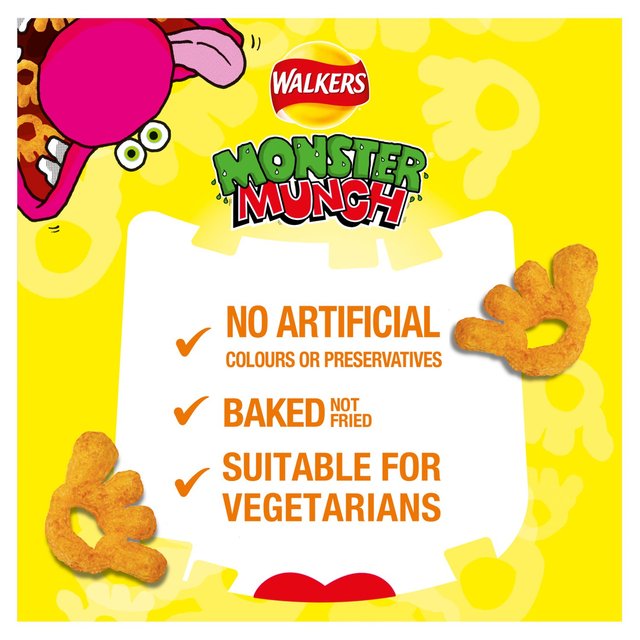 Walkers Monster Munch Roast Beef Sharing Bag Snacks   98g GOODS M&S   