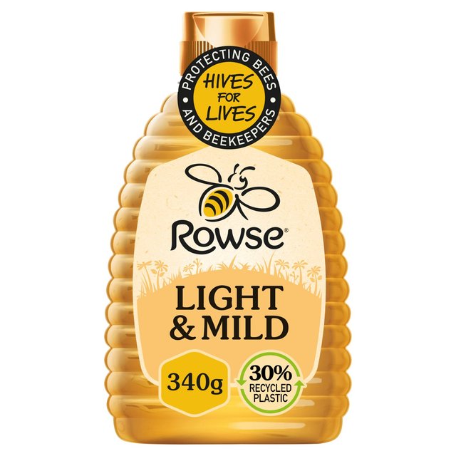 Rowse Light & Mild Squeezy Honey   340g