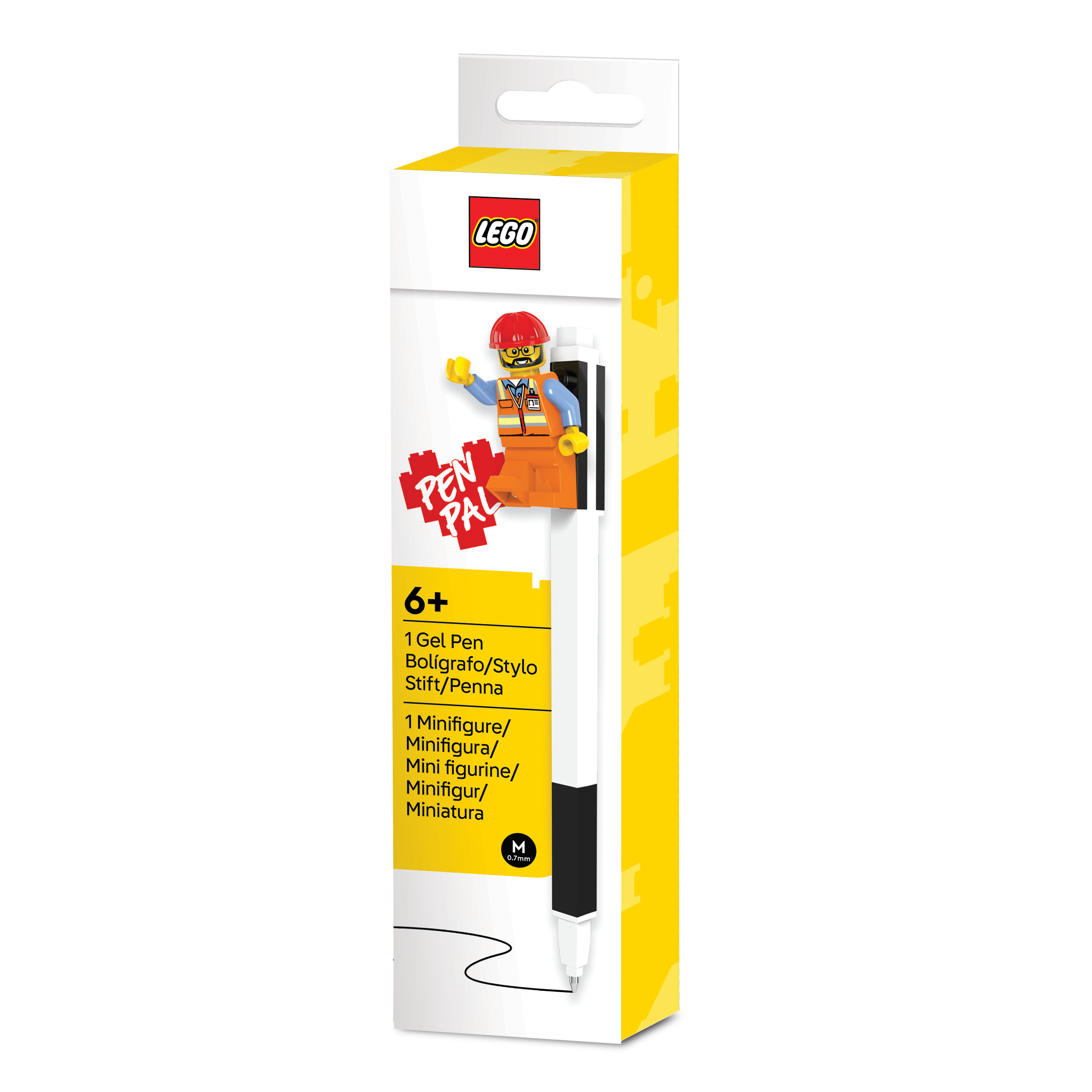 LEGO Pen Pal Gel Pen black with minifigure - British product