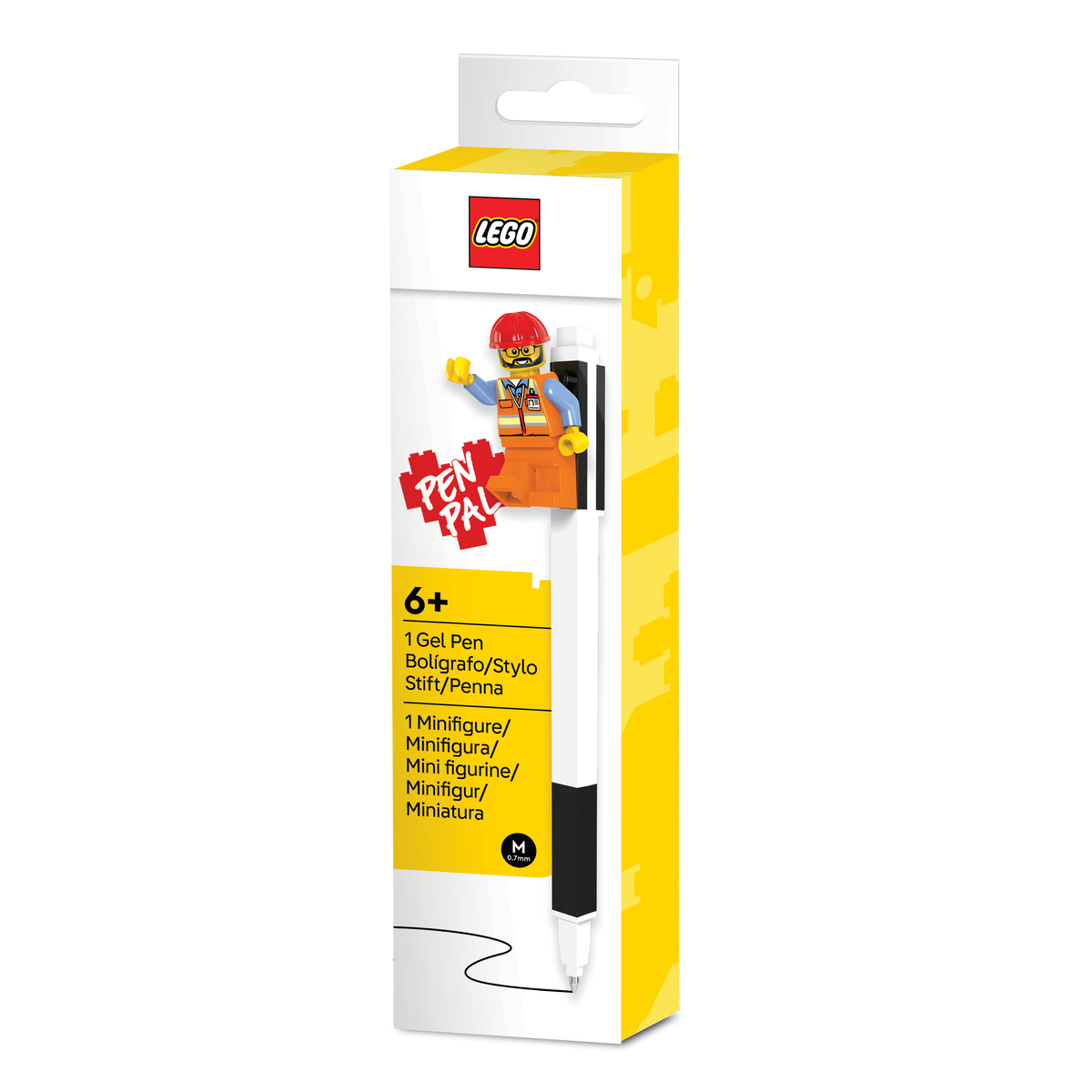 LEGO Pen Pal Gel Pen black with minifigure - British product