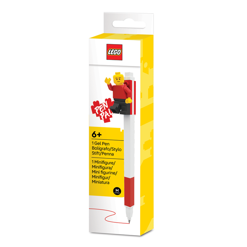 LEGO gel pen red with minifigure - British product