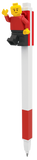 LEGO gel pen red with minifigure - British product
