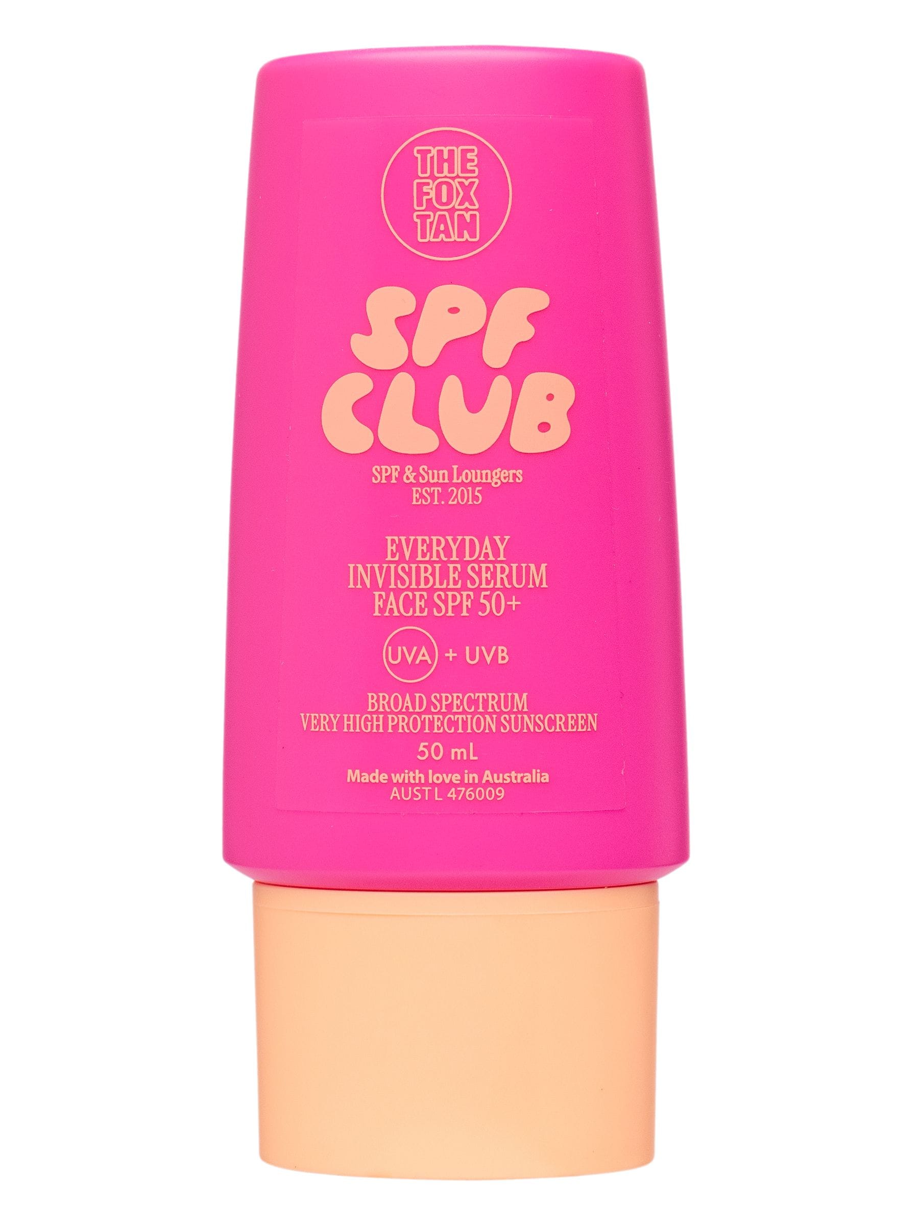 The Fox Tan Everyday Invisible Serum SPF50 (British brand)