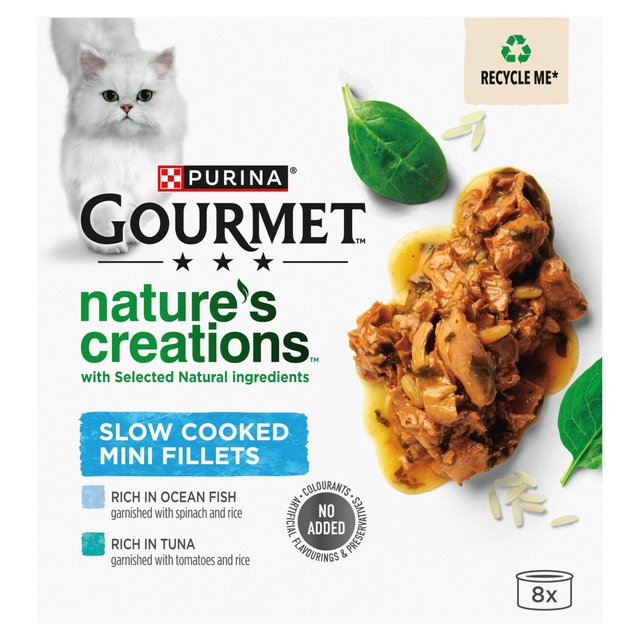 Gourmet Nature's Creations Fish Wet Cat Food d   8 x 85g GOODS M&S   