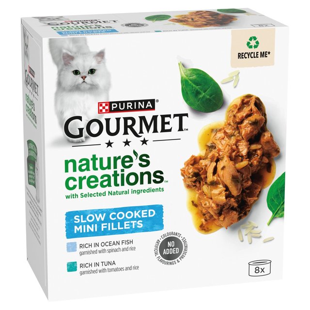 Gourmet Nature's Creations Fish Wet Cat Food d   8 x 85g GOODS M&S   