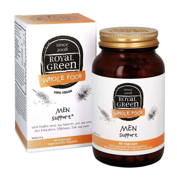 Royal Green Men Support supplement capsules 60 count, UK version