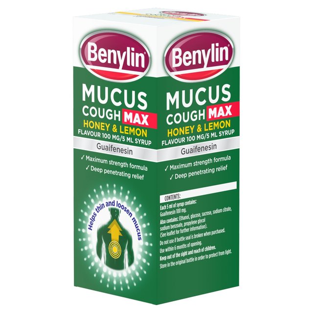 Benylin Mucus Cough Max Syrup - Honey & Lemon   300ml GOODS M&S   