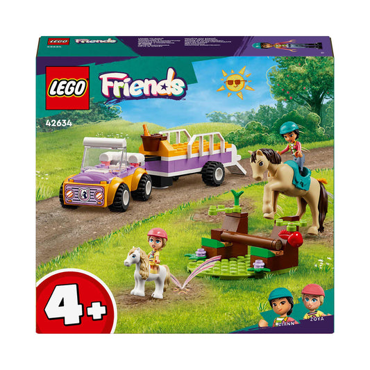 LEGO Friends Horse & Pony Trailer Animal Toys Set 42634 GOODS Sainsburys   
