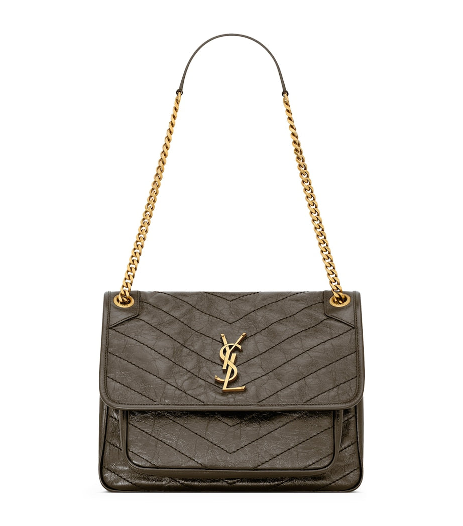 Saint Laurent Niki shoulder bag calfskin leather (British brand)