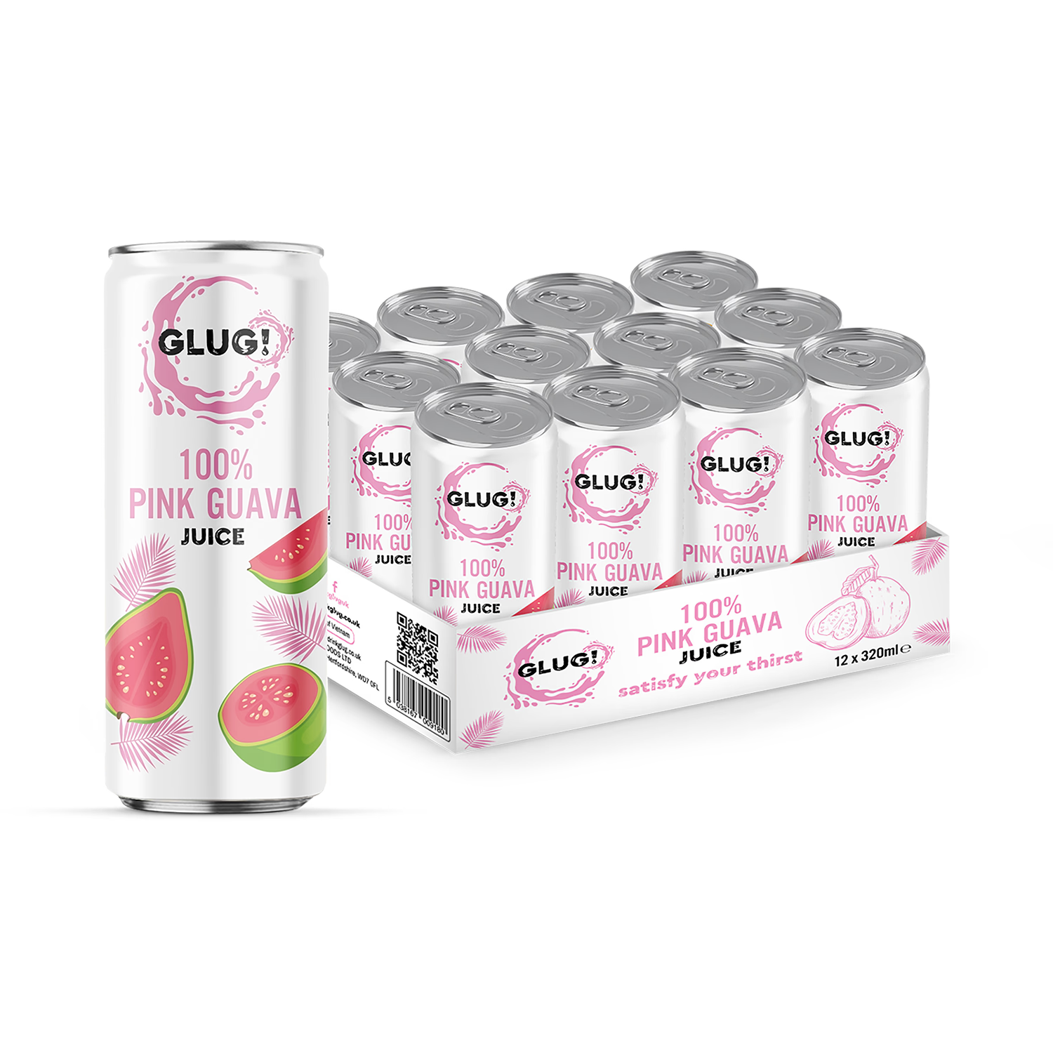 Pink guava juice 12x320ml, UK version