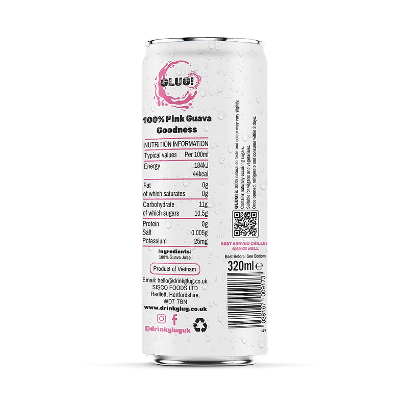 Pink guava juice 12x320ml, UK version