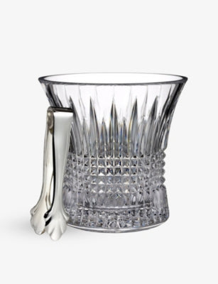 Waterford crystal ice bucket 19cm with Lismore Diamond pattern, imported from the UK