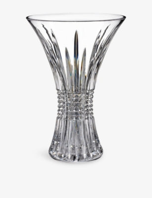 Waterford Lismore Diamond crystal vase 35.5cm - British product