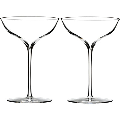 selfridges Waterford Elegance Belle Coupe Champagne Glasses 200ml Set of Two- Buy online at McGrocer