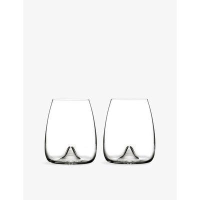 selfridges Waterford Elegance Stemless Wine Glasses Set of Two 500ml- Buy online at McGrocer