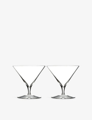 Waterford crystal martini glasses set of two 260ml - British product