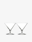 Waterford crystal martini glasses set of two 260ml - British product