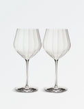 Waterford Elegance Optic crystal wine glasses set of two (British brand)