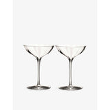 Waterford Elegance Optic Belle Coupe champagne glasses set of two, UK version
