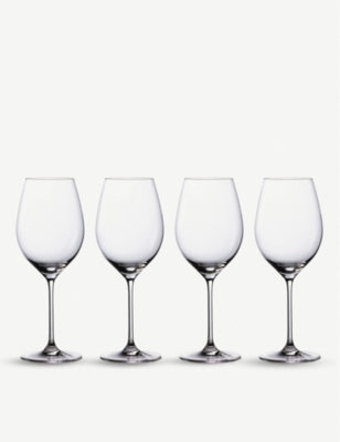 Watford Marquis Moments crystal red wine glasses set of four, UK version