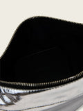 AllSaints Silver Luna Micro Metallic Bag, UK version