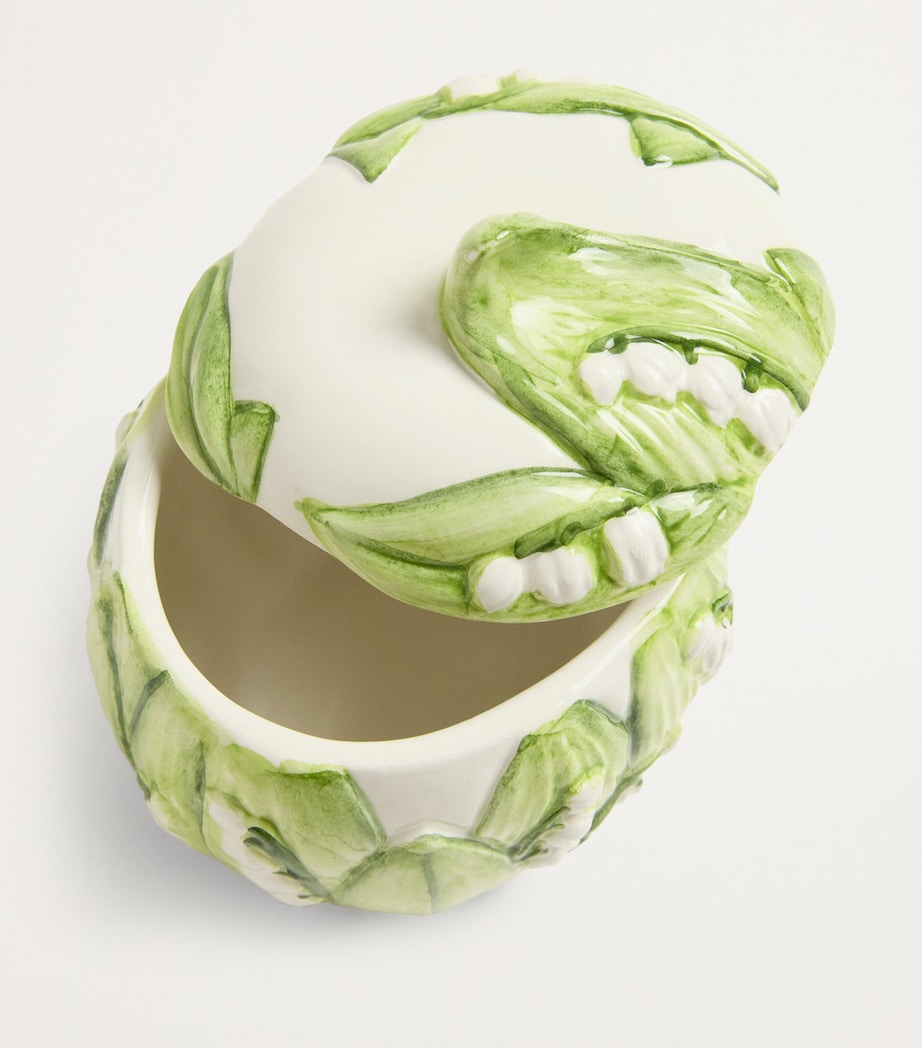 Les-Ottomans Lilly of the Valley sugar pot, UK version
