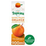 Tropicana Pure Orange Fruit Juice with Extra Juicy Bits   900ml GOODS M&S   