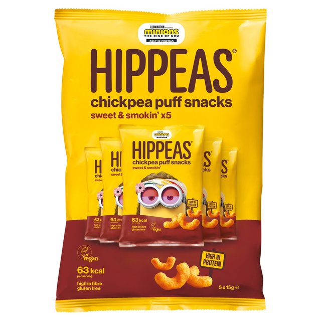 Hippeas Chickpea Puffs - Sweet & Smokin' Multipack   5 per pack