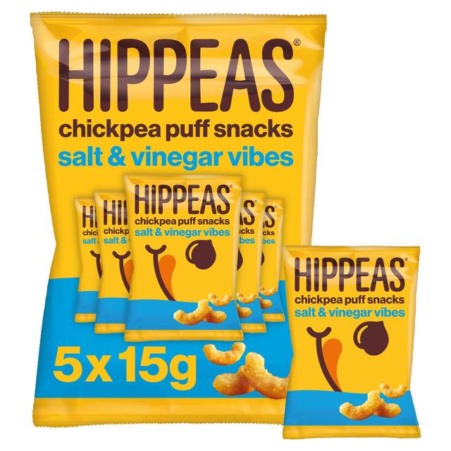 Hippeas Chickpea Puffs - Salt & Vinegar Multipack   5 per pack