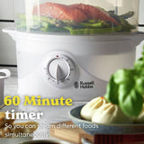 Russell Hobbs 3 tier plastic food steamer 21140 - British product