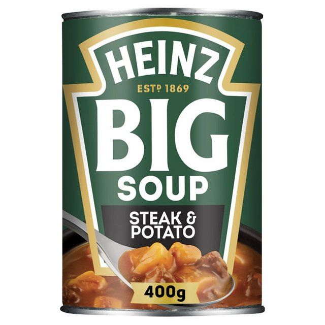 Heinz Steak & Potato Chunky Big Soup   400g GOODS M&S   