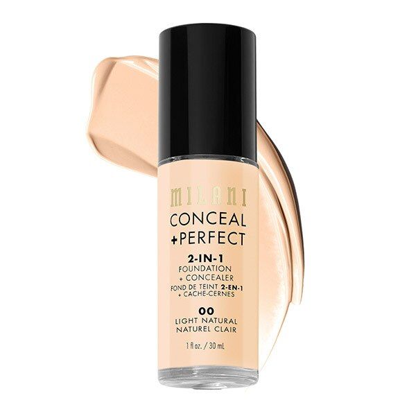 Conceal + Perfect 2 in 1 Foundation 0A1 Alabaster 30ml GOODS Superdrug Light Natural  