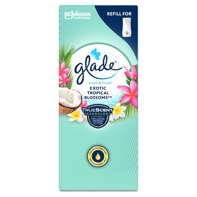 Glade Touch & Fresh Refill Exotic Tropical Blossom Air Freshener   10ml GOODS M&S   