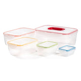 LocknLock Rainbow Nestable Storage Set   5 per pack GOODS M&S   