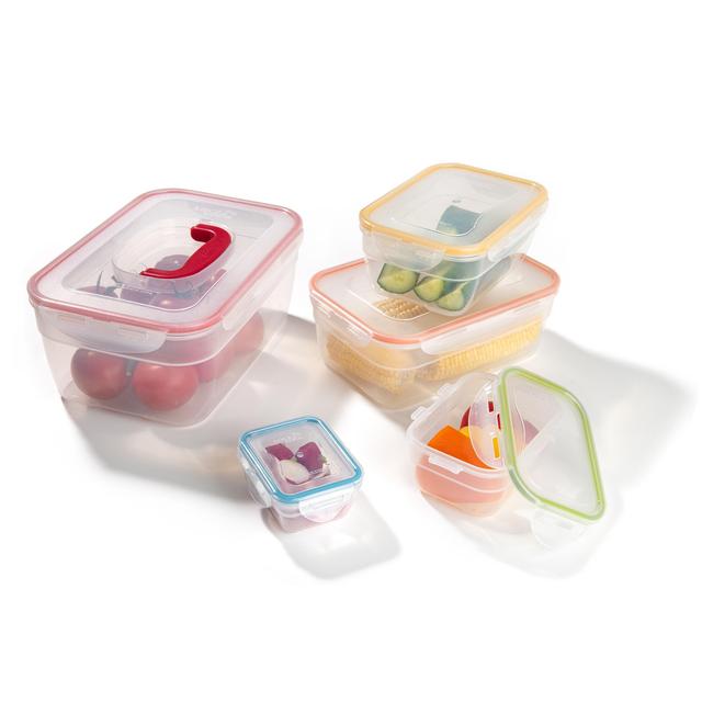 LocknLock Rainbow Nestable Storage Set   5 per pack GOODS M&S   