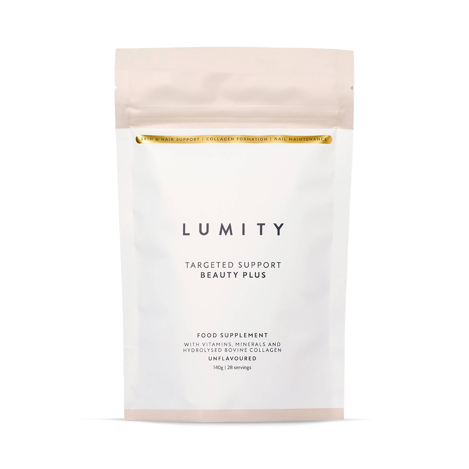 Lumity Beauty Plus Powder collagen supplement 140g (British brand)