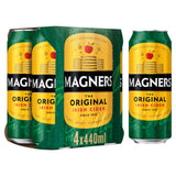Magners Original Irish Cider 4x440ml cans, imported from the UK