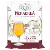 Menabrea Premium Lager 440ml cans, UK version