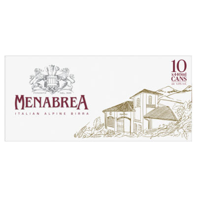 ASDA Menabrea Premium Lager 10 x 440ml- Buy online at McGrocer