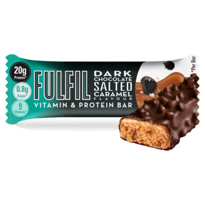 Fulfil Vitamin & Protein Bar Dark Chocolate Salted Caramel 55g - British product