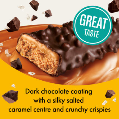 Fulfil Dark Chocolate Salted Caramel Flavour Vitamin & Protein Bar 55g