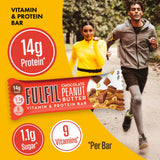 Fulfil chocolate peanut butter vitamin protein bar 40g (British brand)