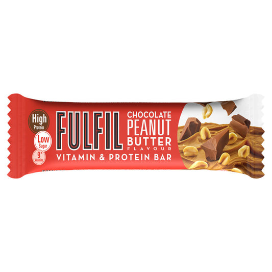 Fulfil Chocolate Peanut Butter Flavour Vitamin & Protein Bar 55g GOODS ASDA   