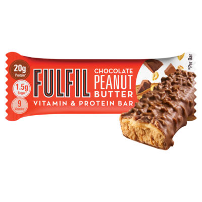 Fulfil Chocolate Peanut Butter Flavour Vitamin & Protein Bar 55g