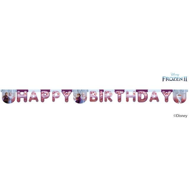 Frozen 2 Happy Birthday Banner