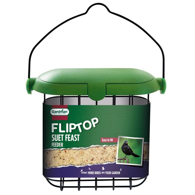 Gardman Flip Top Suet Feast Bird Feeder GOODS M&S   